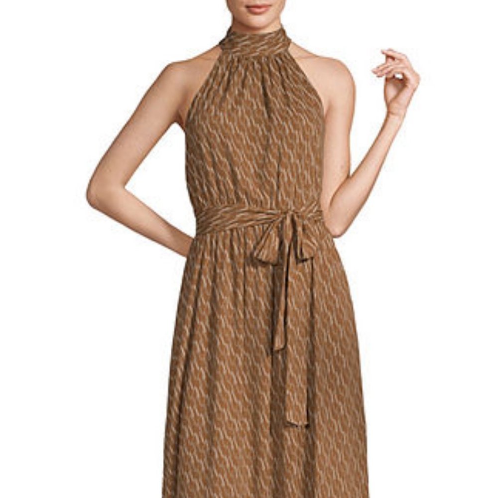 WORTHINGTON  BROWN LONG DRESS🤎🤎🤎